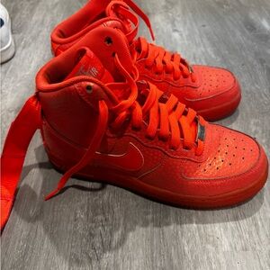 Nike Air Force 1 High Premium "Hot Lava" Sneakers